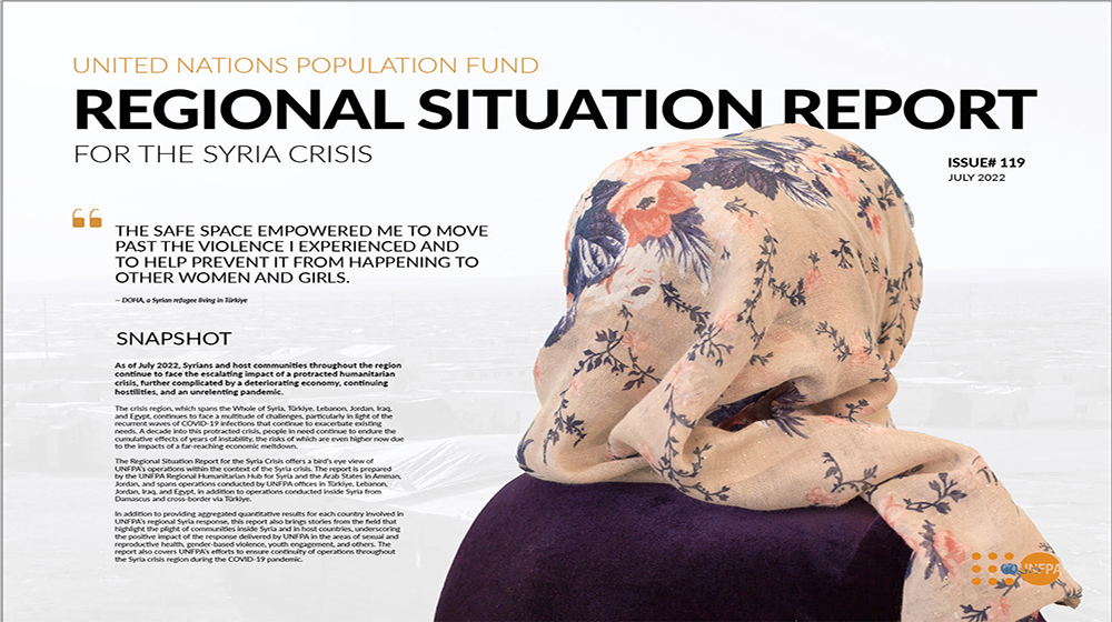 UNFPA Regional Situation Report For the Syria Crisis — July 2022