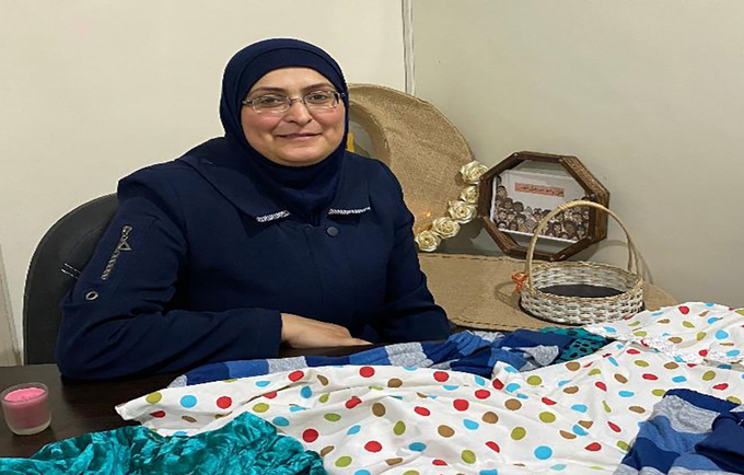 What impact did sewing courses and psychological support sessions have on Wahiba's life?