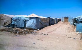 Al Hol Camp has located approximately 45 km from Al Hasakah City, in North East Syria