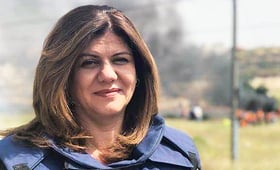Shireen Abu Aqla, a Palestinian journalist