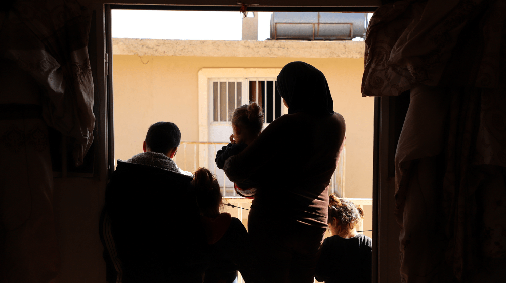 Soumaia was displaced from Lebanon while five months pregnant. She experienced a stillbirth after finding shelter in Syria. © UNFPA Syria/Alaa Ghorra