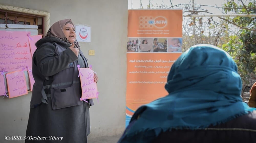 Yusra, a midwife from Syria