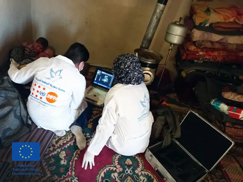 UNFPA & The European Union maintain a humanitarian lifeline for Syrian women and girls across the country