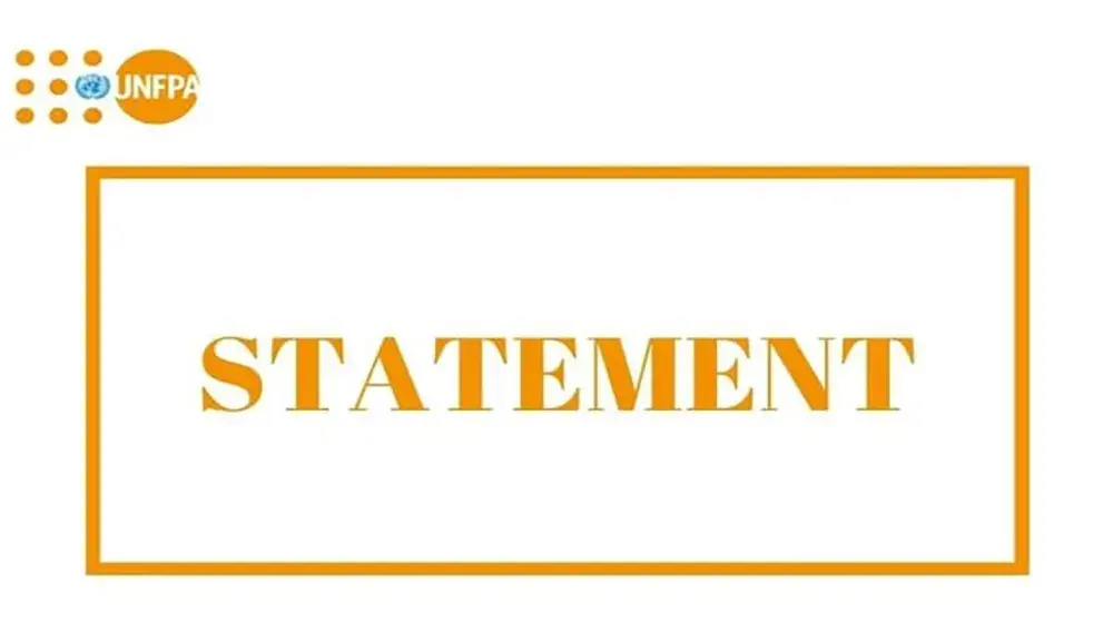 Statement by UNFPA Executive Director Dr. Natalia Kanem