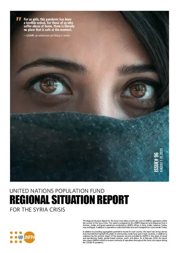 UNFPA Regional Situation Report for the Syria Crisis - August 2020