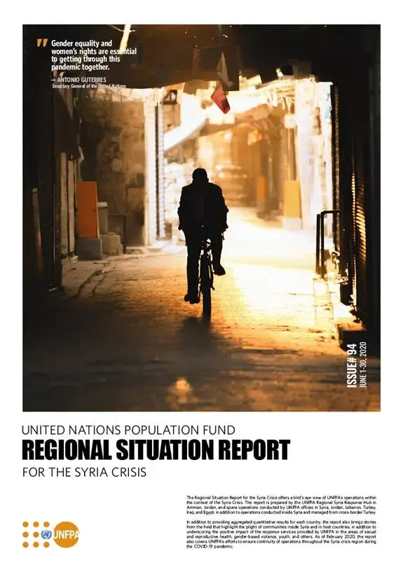 UNFPA Regional Situation Report for the Syria Crisis — June 2020